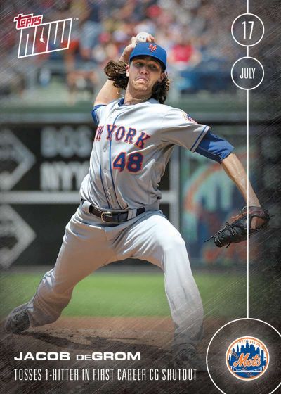 2016 Topps Now #258 Jacob DeGrom