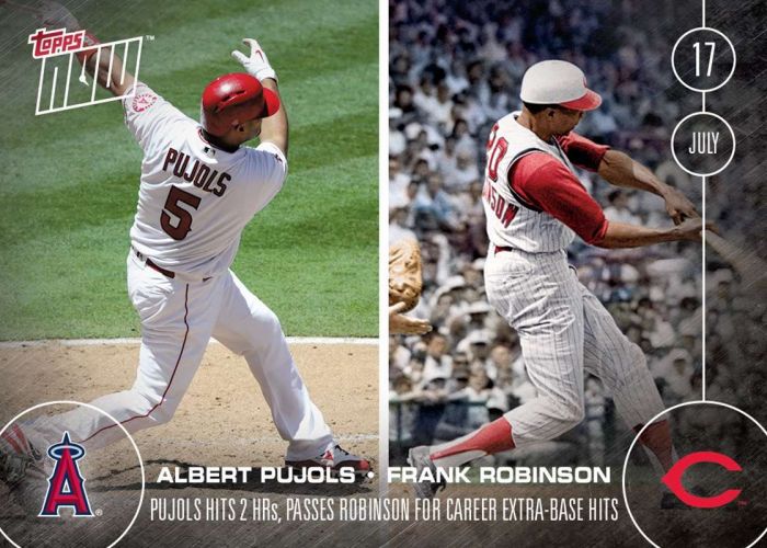 2016 Topps Now #260 Albert Pujols  Frank Robinson