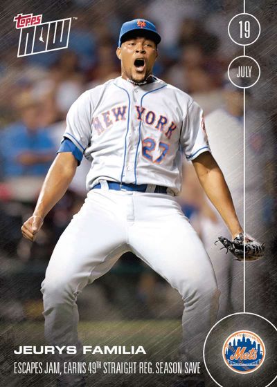 2016 Topps Now #265 Jeurys Familia