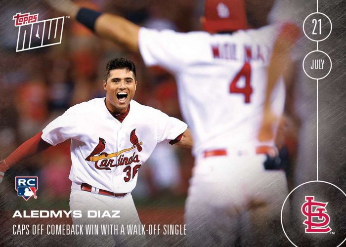 2016 Topps Now #271 Aledmys Diaz