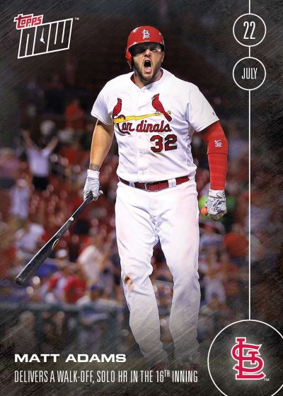 2016 Topps Now #275 Matt Adams