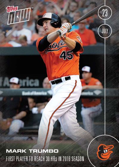 2016 Topps Now #278 Mark Trumbo