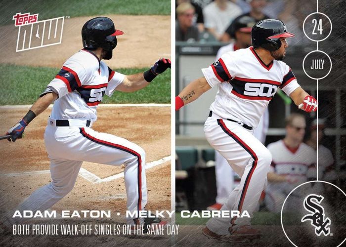 2016 Topps Now #284 Melky Cabrera  Adam Eaton