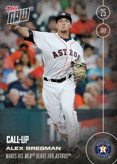 2016 Topps Now #287 Alex Bregman