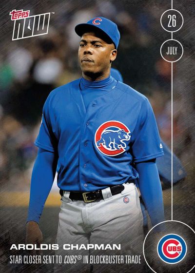 2016 Topps Now #288 Aroldis Chapman