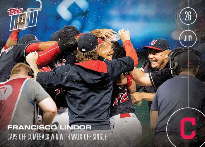 2016 Topps Now #289 Francisco Lindor