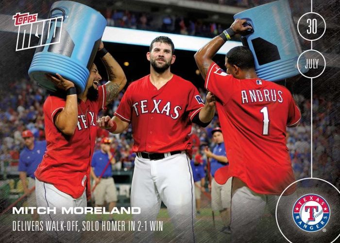 2016 Topps Now #296 Mitch Moreland
