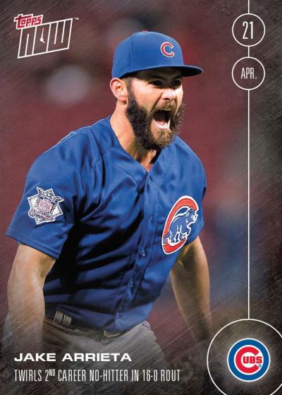 2016 Topps Now #30 Jake Arrieta