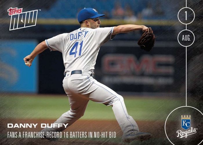 2016 Topps Now #303 Danny Duffy