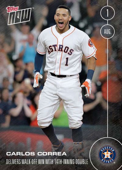 2016 Topps Now #306 Carlos Correa