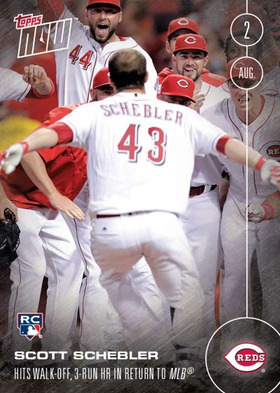 2016 Topps Now #311 Scott Schebler