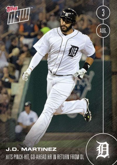 2016 Topps Now #313 J.D. Martinez