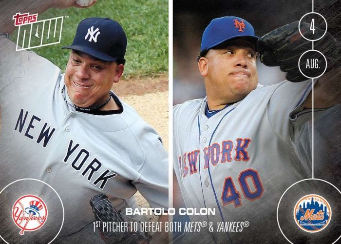 2016 Topps Now #315 Bartolo Colon