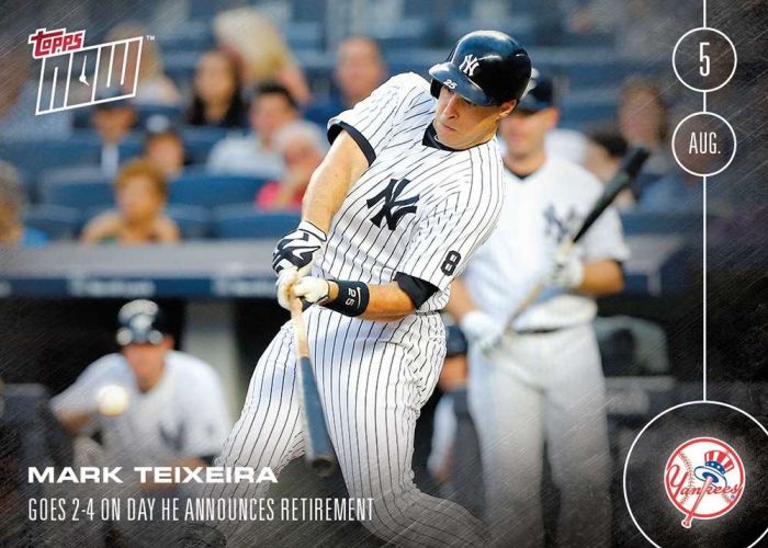 2016 Topps Now #317 Mark Teixeira