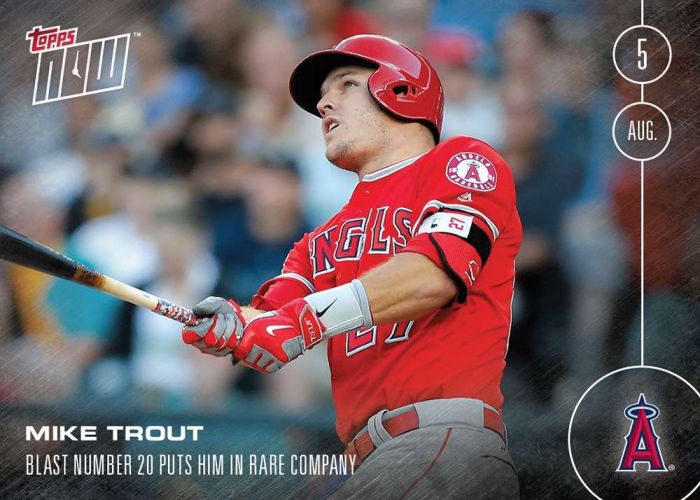 2016 Topps Now #321 Mike Trout