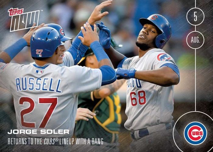 2016 Topps Now #322 Jorge Soler