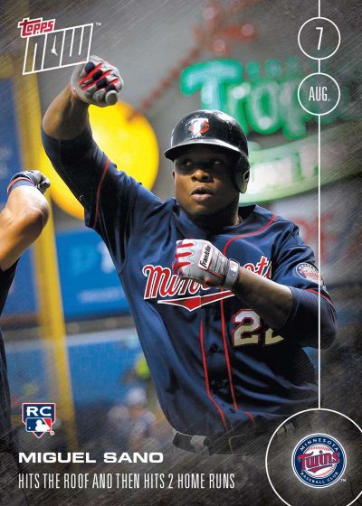 2016 Topps Now #330 Miguel Sano