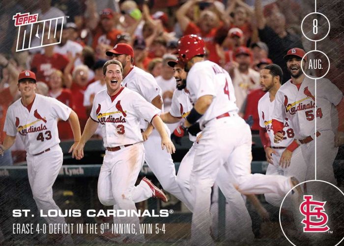 2016 Topps Now #336 St Louis Cardinals