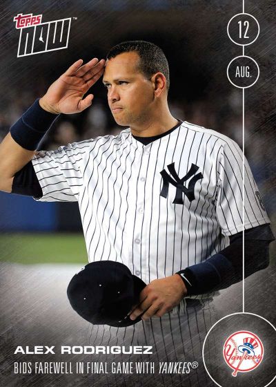 2016 Topps Now #347 Alex Rodriguez
