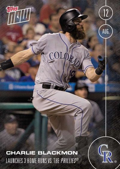 2016 Topps Now #348 Charlie Blackmon
