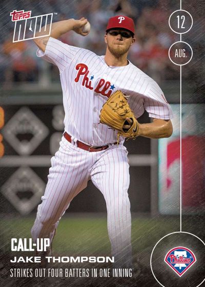 2016 Topps Now #349 Jake Thompson