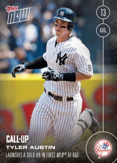 2016 Topps Now #352 Tyler Austin
