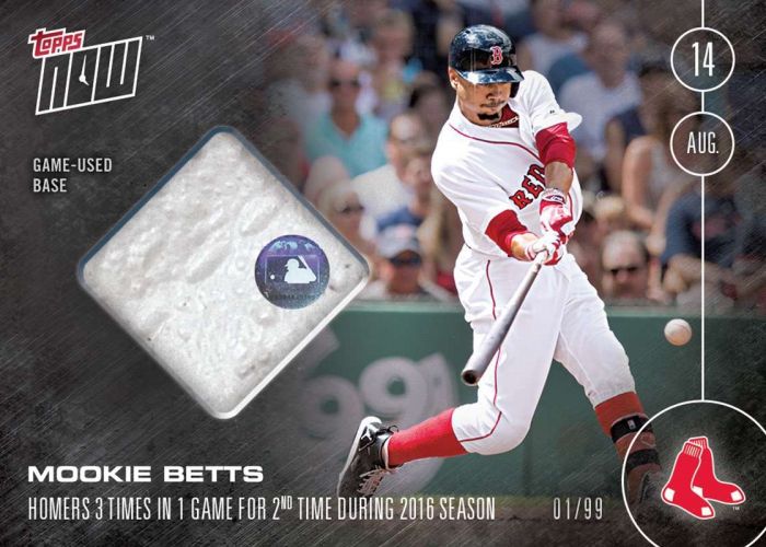 2016 Topps Now #355B Mookie Betts