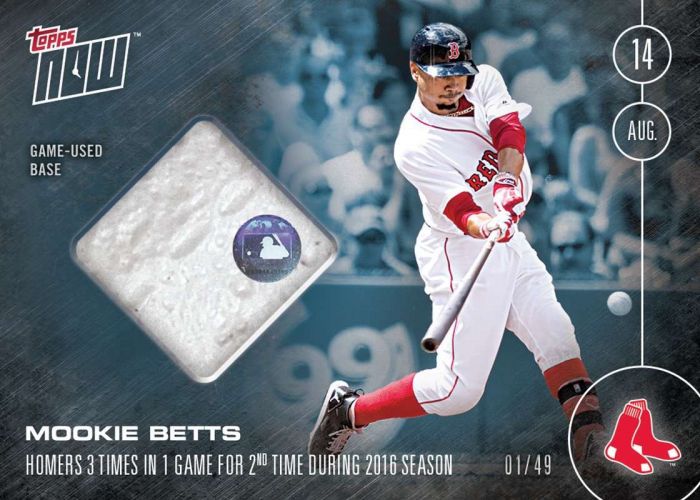 2016 Topps Now #355C Mookie Betts