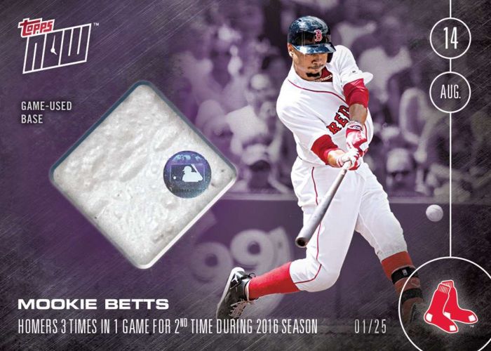 2016 Topps Now #355D Mookie Betts