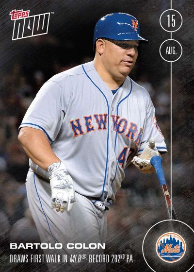 2016 Topps Now #360 Bartolo Colon