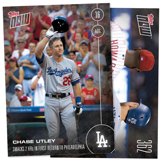 2016 Topps Now #362 Chase Utley