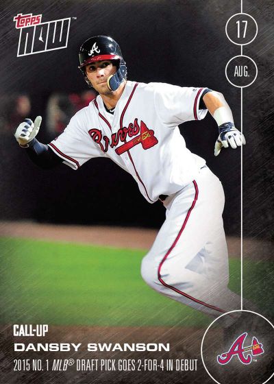 2016 Topps Now #367 Dansby Swanson