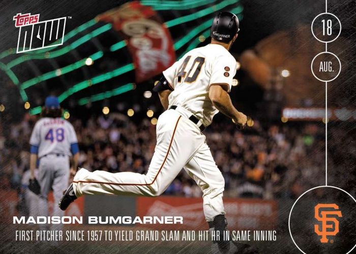 2016 Topps Now #371 Madison Bumgarner