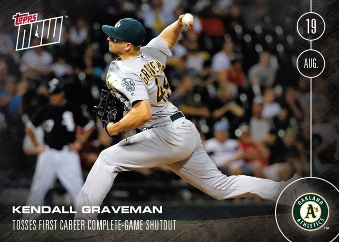 2016 Topps Now #374 Kendall Graveman