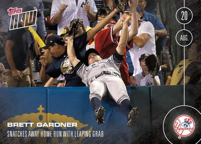 2016 Topps Now #380 Brett Gardner