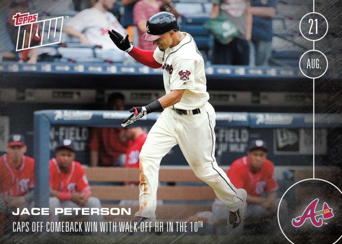 2016 Topps Now #382 Jace Peterson
