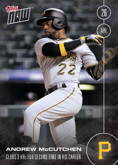 2016 Topps Now #39 Andrew McCutchen
