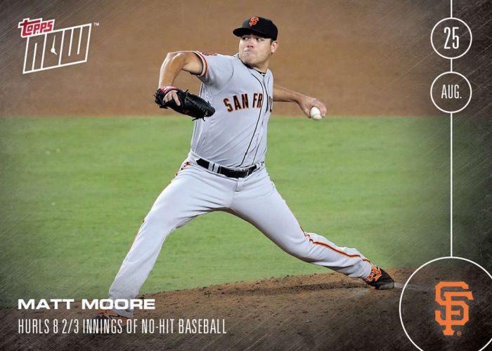 2016 Topps Now #394 Matt Moore