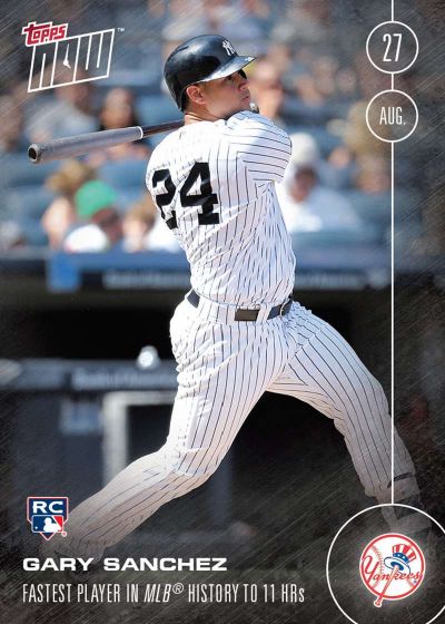 2016 Topps Now #400 Gary Sanchez
