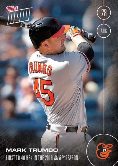 2016 Topps Now #402 Mark Trumbo