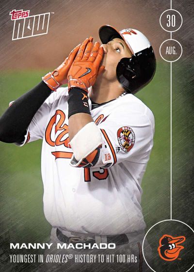 2016 Topps Now #410 Manny Machado