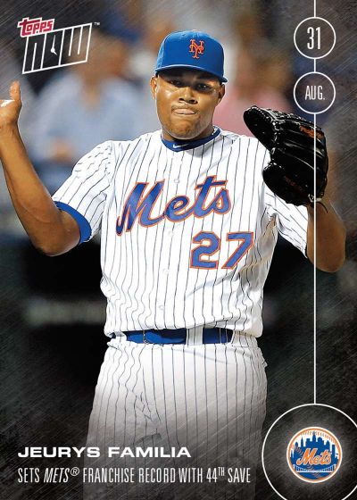 2016 Topps Now #414 Jeurys Familia