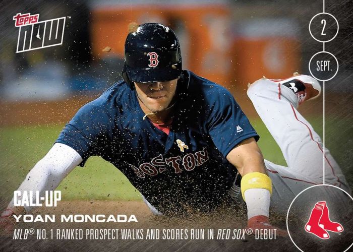 2016 Topps Now #418 Yoan Moncada