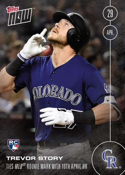 2016 Topps Now #42 Trevor Story