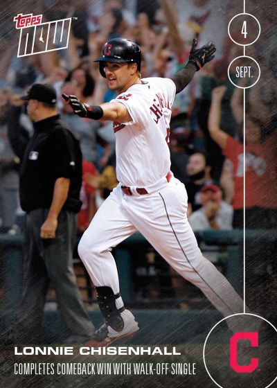 2016 Topps Now #425 Lonnie Chisenhall
