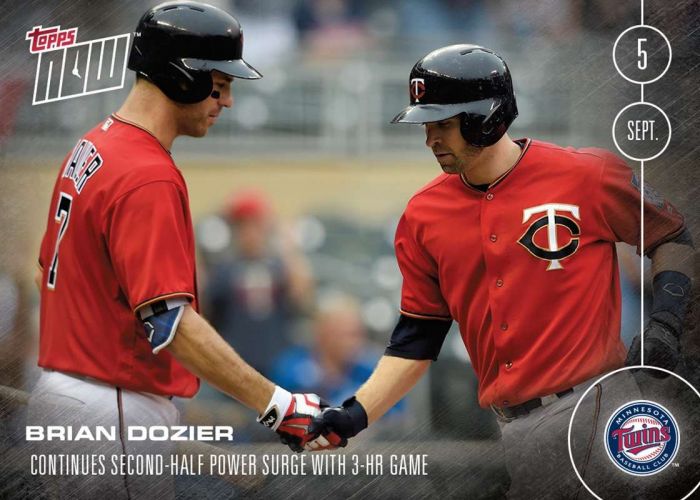 2016 Topps Now #427 Brian Dozier