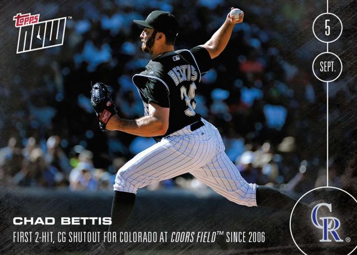 2016 Topps Now #428 Chad Bettis