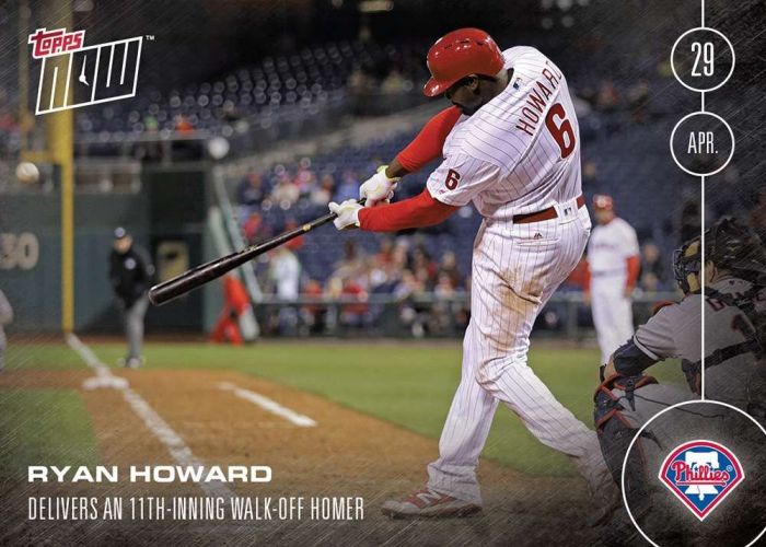 2016 Topps Now #43 Ryan Howard