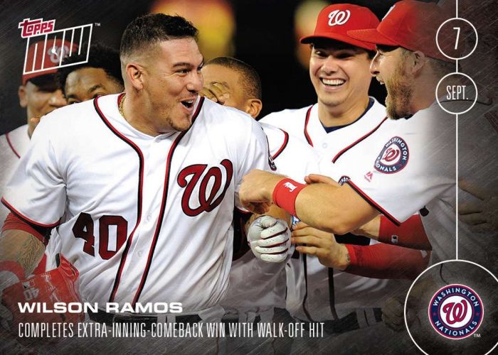 2016 Topps Now #434 Wilson Ramos