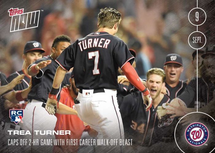2016 Topps Now #437 Trea Turner
